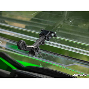 Kawasaki Teryx S Scratch-Resistant Flip Windshield by SuperATV FWS-K-TRX4-005-70#TS Folding Windshield FWS-K-TRX4-005-70#TS SuperATV