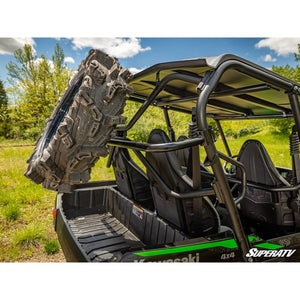 Kawasaki Teryx4 Spare Tire Carrier by SuperATV STC-K-TRX800-001-00 Spare Tire Mount STC-K-TRX800-001-00 SuperATV