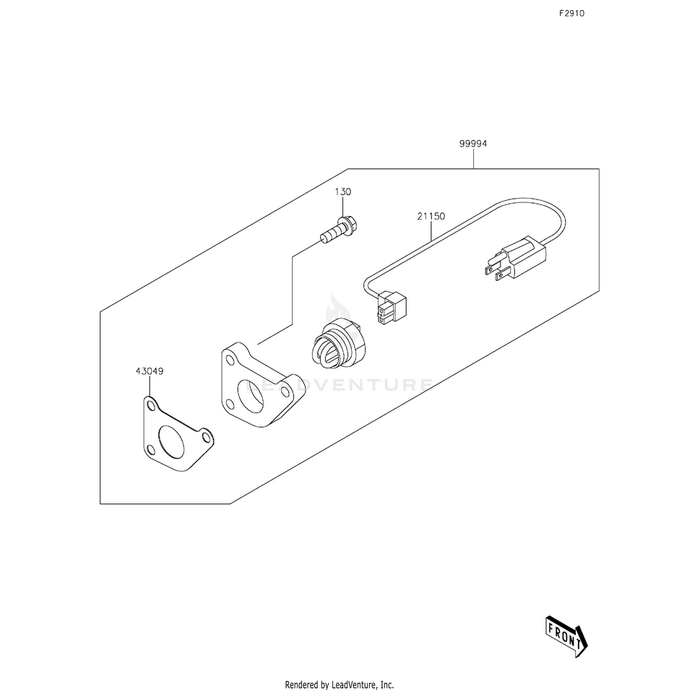 Kit-Accessory,Block Heater by Kawasaki