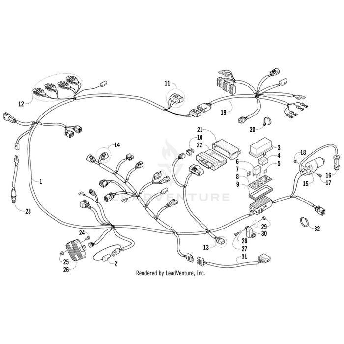 Kit,Hl Connector Repair (B Body) By Arctic Cat