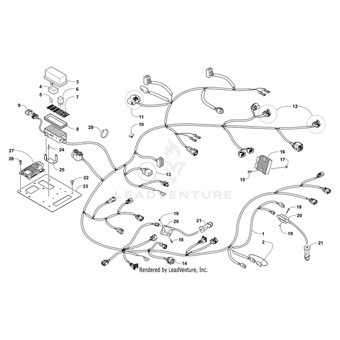 Kit,Lcd Gauge Connector Repair By Arctic Cat