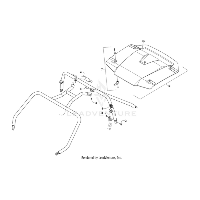 Kit,Roof Hardware Wc X By Arctic Cat