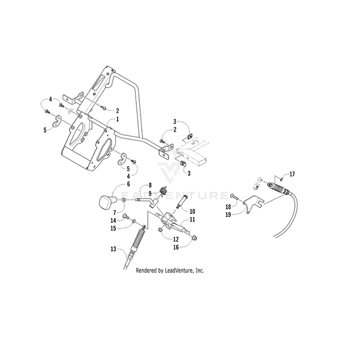 Knob, Shift By Arctic Cat