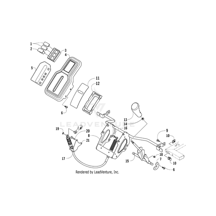 Knob, Shift By Arctic Cat