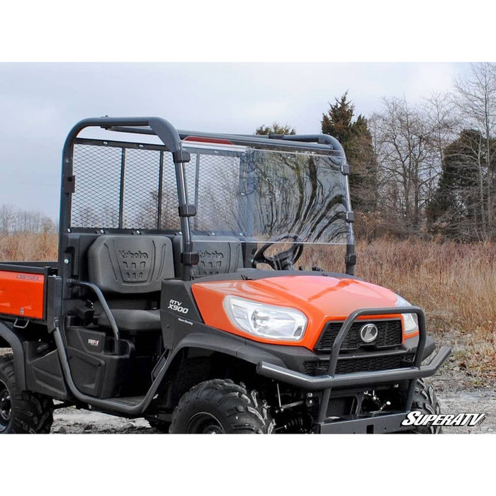 Kubota RTV Scratch-Resistant Full Windshield by SuperATV