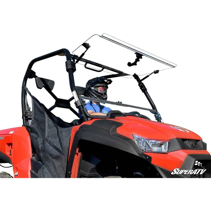 Kymco UXV 450 Scratch Resistant Flip Windshield by SuperATV