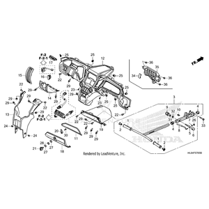 Label, Anti Lubrication by Honda 53216-HL6-A00 OEM Hardware 53216-HL6-A00 Off Road Express Peach St