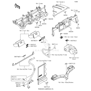 Label,Fingers Pinch(F by Kawasaki 56071-7508 OEM Hardware 56071-7508 Off Road Express Peach St