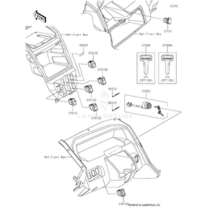 Label,Kecs Mode by Kawasaki 56030-1706 OEM Hardware 56030-1706 Off Road Express Peach St