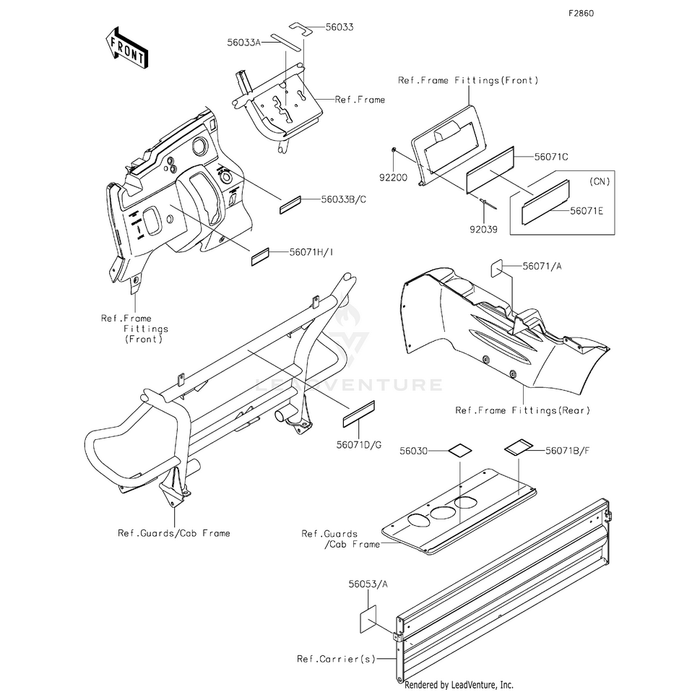 Label-Manual,2/4Wd by Kawasaki