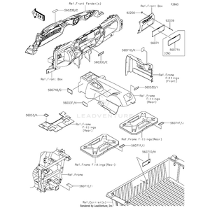 Label-Manual,Drive Belt by Kawasaki 56033-0924 OEM Hardware 56033-0924 Off Road Express Peach St