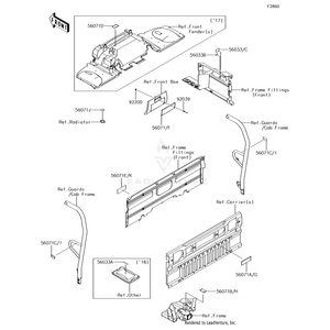 Label-Manual,Fuel,B7 by Kawasaki 56033-0987 OEM Hardware 56033-0987 Off Road Express Peach St