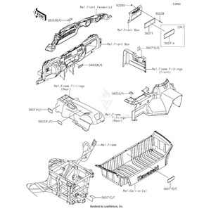 Label-Manual,Oil Maintenance by Kawasaki 56033-0372 OEM Hardware 56033-0372 Off Road Express Peach St