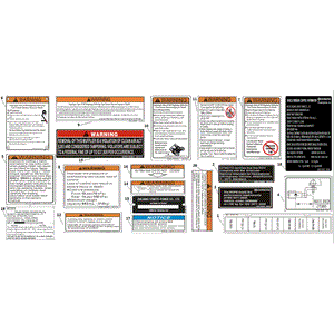 Label Relay by CF Moto 7030-190101 OEM Hardware 7030-190101 Northstar Polaris