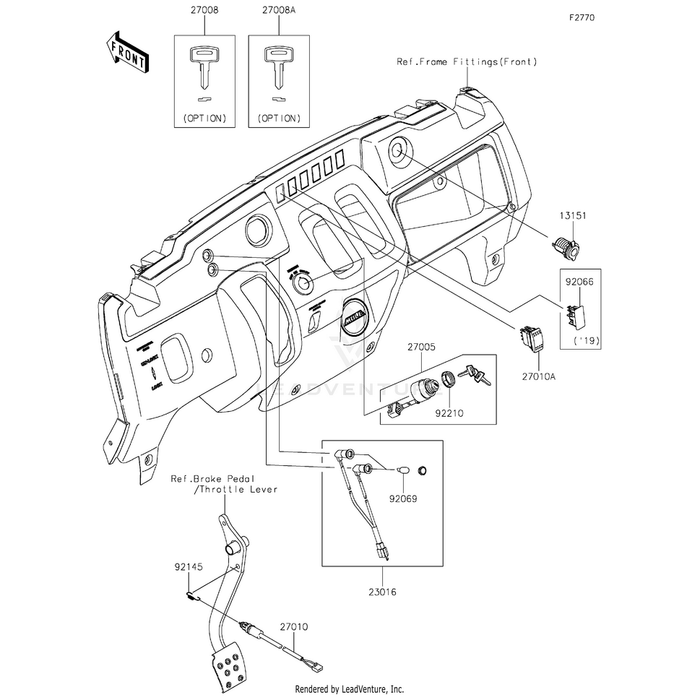 Lamp-Assembly,Parking&Amp;Oil Temp by Kawasaki