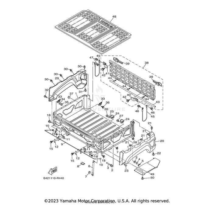 Latch Assembly by Yamaha