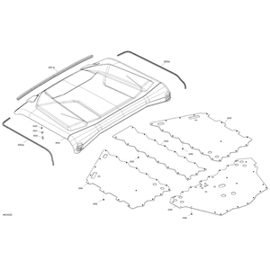 Lateral Skid Plate by Can-Am 705010422 OEM Hardware 705010422 Off Road Express Peach St