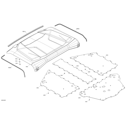 Lateral Skid Plate by Can-Am