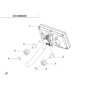 Lcd Dashboard by CF Moto 5BYV-171000-8000 OEM Hardware 5BYV-171000-8000 Northstar Polaris