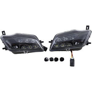 Led Headlight Pioneer Clr by Moose Utility 400-1207-PU Headlight 20012329 Parts Unlimited Drop Ship