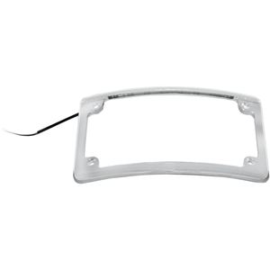 Led License Plate Frame By Custom Dynamics LPF-RAD-C-LP License Plate Frame 2030-0631 Parts Unlimited