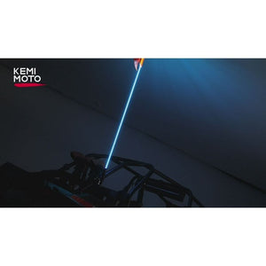 LED Whip Lights for ATV/UTV/RZR (5FT & RGB - 1PC) by Kemimoto B0804-00101BK Whip Light B0804-00101BK Kemimoto