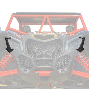 Left and Right Front Headlight Cover Trim for Can-Am Maverick X3/MAX by Kemimoto B0111-07101BK None B0111-07101BK Kemimoto