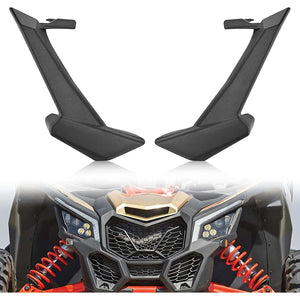 Left and Right Front Headlight Cover Trim for Can-Am Maverick X3/MAX by Kemimoto B0111-07101BK None B0111-07101BK Kemimoto