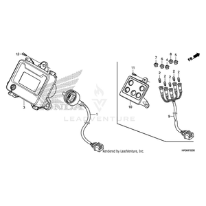 Lens, Reverse Indicator by Honda 37567-HP6-A01 OEM Hardware 37567-HP6-A01 Off Road Express Peach St