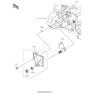 Lever-Comp by Kawasaki 13236-0816 OEM Hardware 13236-0816 Off Road Express Peach St