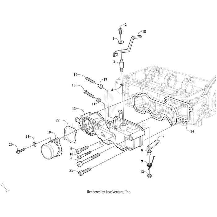 Lever, Internal By Arctic Cat