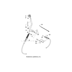 Lever, Shift - Black By Arctic Cat 2502-230 OEM Hardware 2502-230 Core Power Equipment