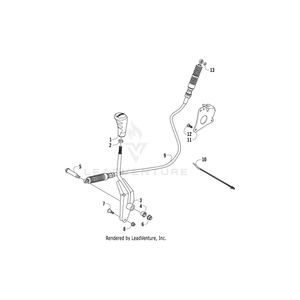 Lever,Shift,Mach-Black By Arctic Cat 2502-186 OEM Hardware 2502-186 Off Road Express