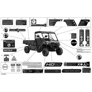 LH Logo Lonestar by Can-Am 704908605 OEM Hardware 704908605 Off Road Express Peach St