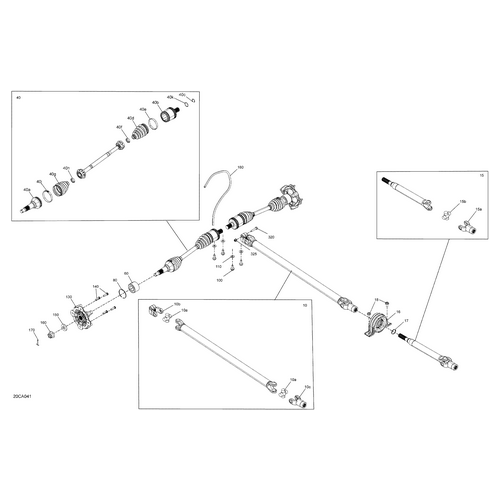 LH Plunging Joint by Can-Am