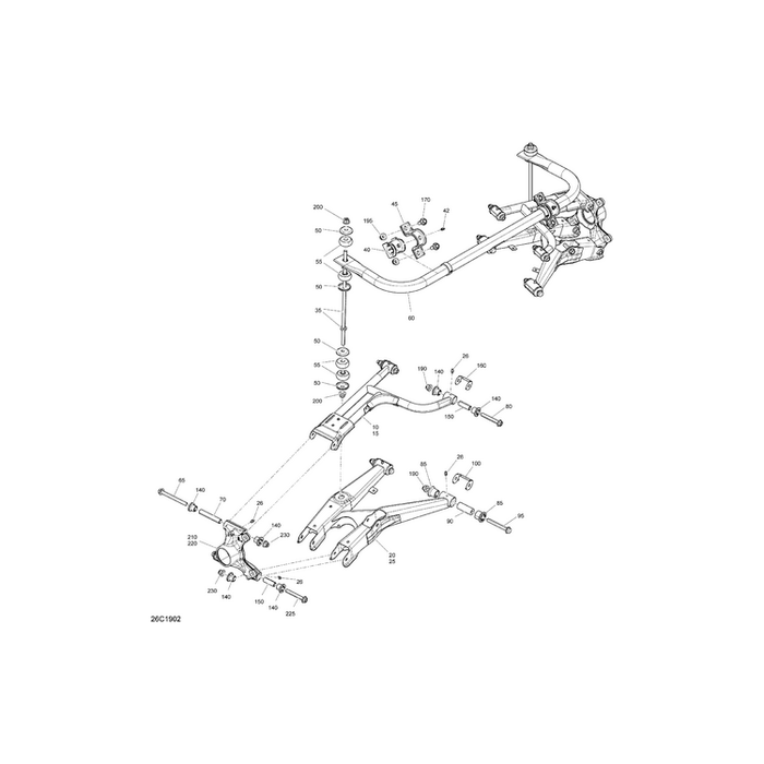 LH Rear Lower Suspension Arm by Can-Am