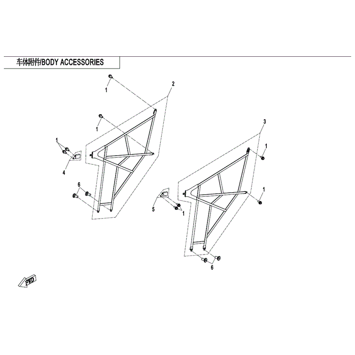 Lh Side Net Assy by CF Moto