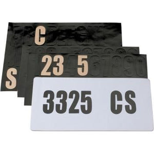 License Plate Decal Kit by Moose Utility M-01005 Decal Sheet 43030166 Parts Unlimited