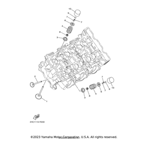 Lifter, Valve by Yamaha 4C8-12153-11-00 OEM Hardware 4C8-12153-11-00 Off Road Express