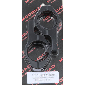 Light Mnt 1.75" Roof Mnt Black by Modquad LMV-1.75-BLK Light Mount 28-40128 Western Powersports