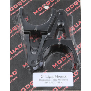 Light Mnt 2" Clip Mnt Black by Modquad LMC-2-BLK Light Mount 28-40116 Western Powersports