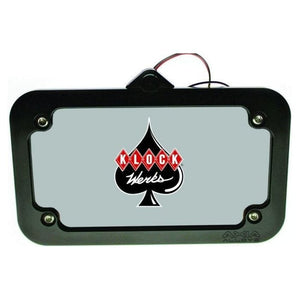 Lighted License Plate Mount by Klock Werks MODLP-BK License Plate Mount 20301192 Parts Unlimited