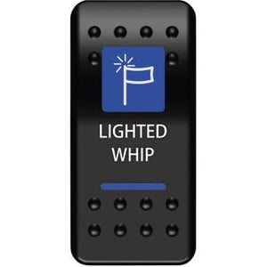 Lighted Whip Rocker Switch by Moose Utility MOOSE WHP-PWR Rocker Switch 06160329 Parts Unlimited