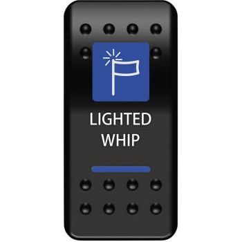 Lighted Whip Rocker Switch by Moose Utility