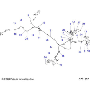 Line-Brk,Fl,36,20B,90Sb,160 J by Polaris 1913522 OEM Hardware P1913522 Off Road Express