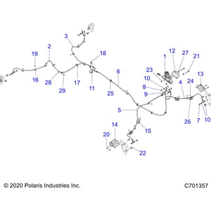 Line-Brk,Fr,49,70B,90Sb,236 J by Polaris 1913523 OEM Hardware P1913523 Off Road Express