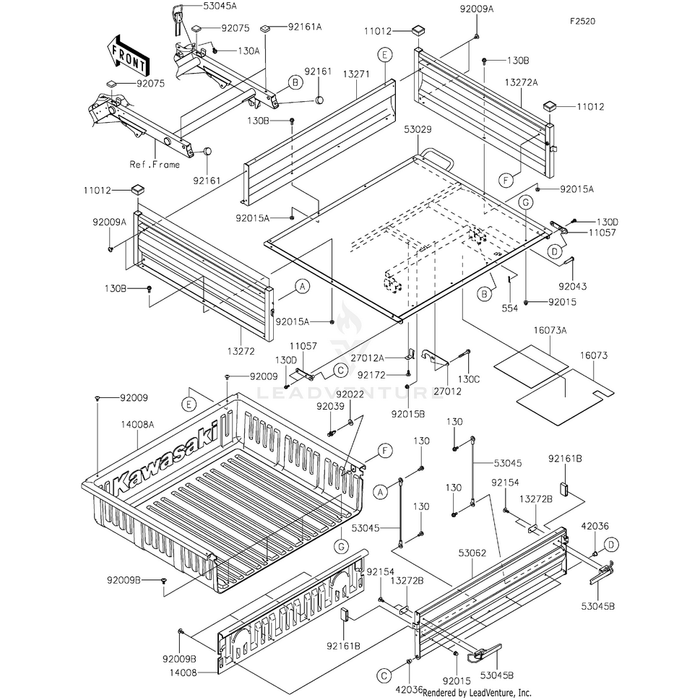 Liner,Carrier Base by Kawasaki