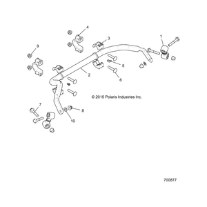 Link Stabilizer Bar Assembly, 4 by Polaris 1543406 OEM Hardware P1543406 Off Road Express