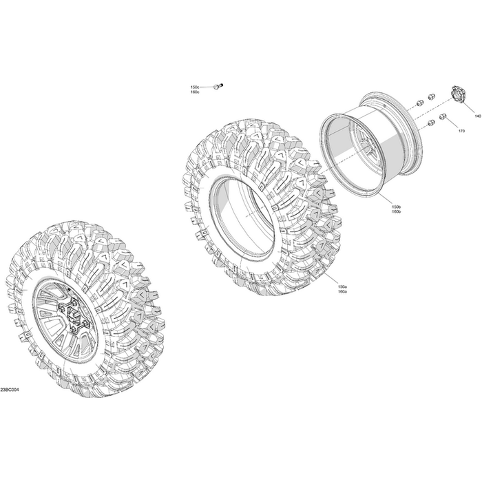 Liquid Titan, 14 Rim x 8.5 by Can-Am