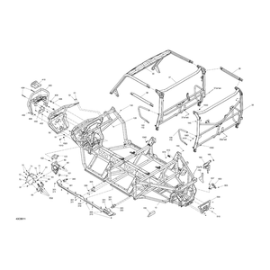 Liquid Titan, Cage Extension by Can-Am 705210411 OEM Hardware 705210411 Off Road Express Peach St